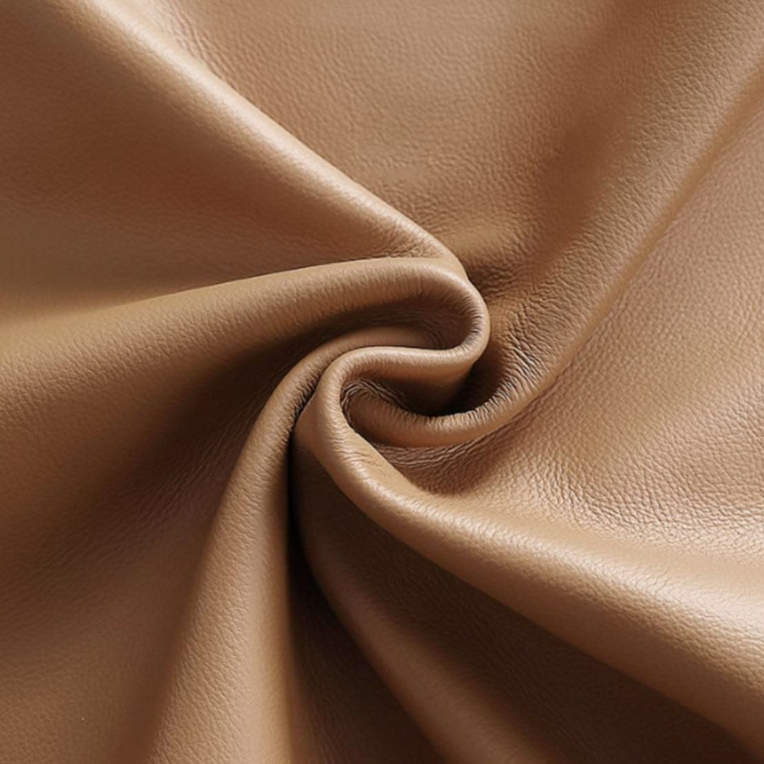 Smooth tan leather