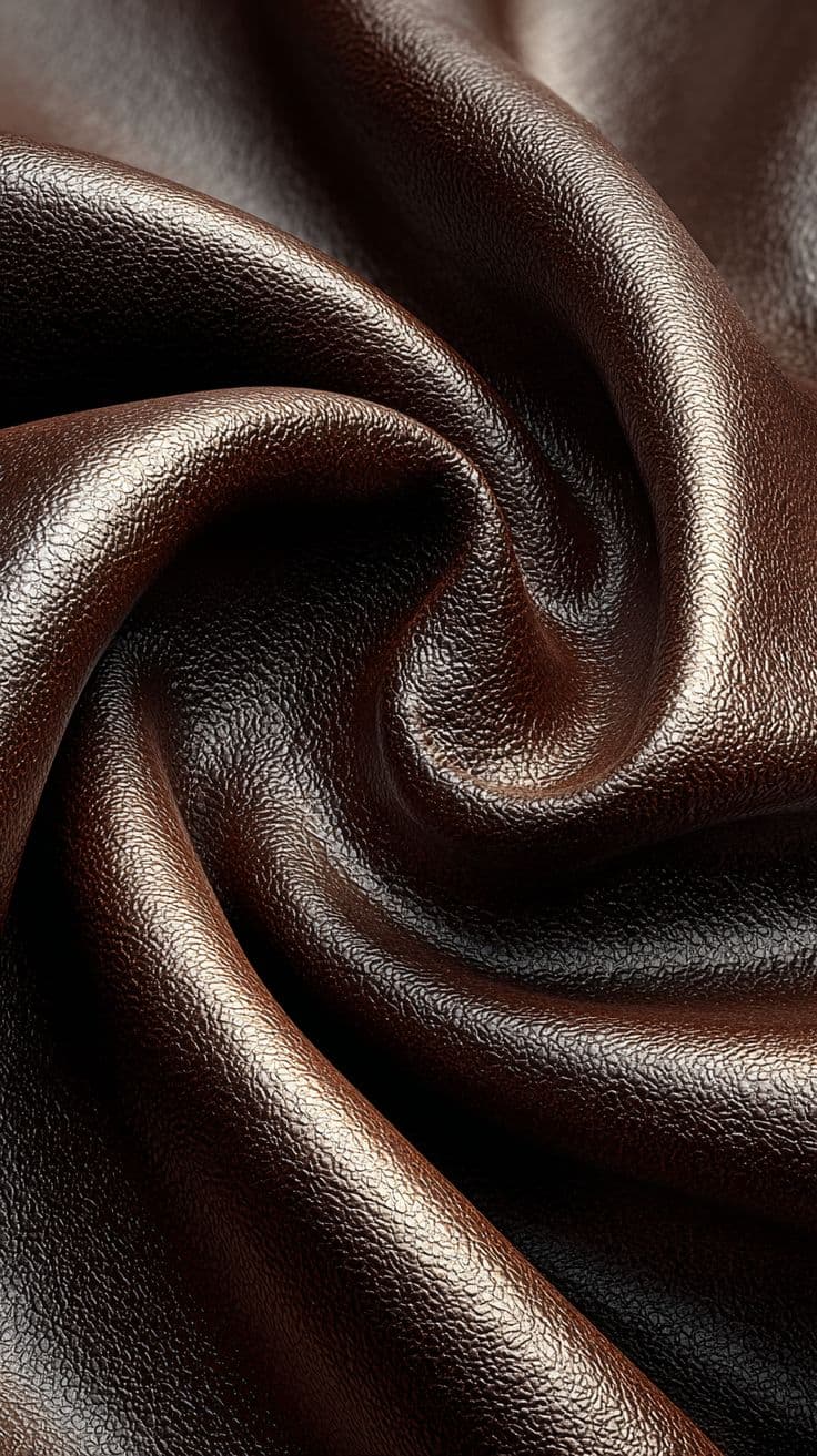 Smooth leather texture