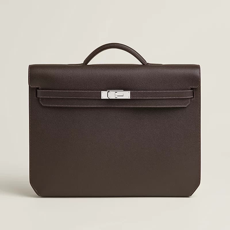 Leather laptop bag